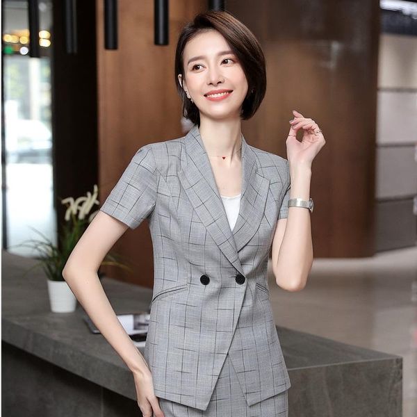 2020 summer short sleeve formal blazers and jackets coat for business women work wear outwear female clothes fashion plaid, White;black
2020 summer short sleeve formal blazers and jackets coat for business women work wear outwear female clothes fashion plaid, White;black