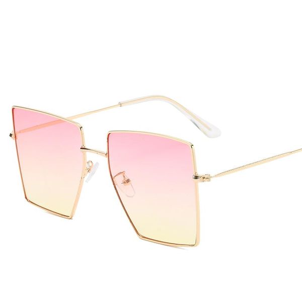 sunglasses fashion vintage oversize square sun glasses for men women metal frame driving uv400 pink bule mirror gradient goggle, White;black
sunglasses fashion vintage oversize square sun glasses for men women metal frame driving uv400 pink bule mirror gradient goggle, White;black