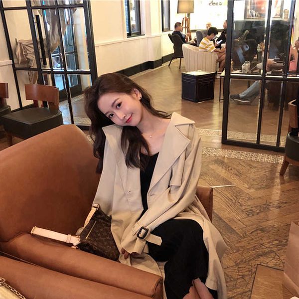 pleated chiffon all-match women splice outwear 2020 autumn winter new women's korean trench coat female loose long sleeve coats, Black
pleated chiffon all-match women splice outwear 2020 autumn winter new women's korean trench coat female loose long sleeve coats, Black