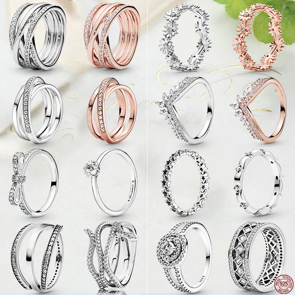 ladies ring 925 sterling silver wedding engagement fashion luxury suitable for pandora jewelry gift, Slivery;golden
ladies ring 925 sterling silver wedding engagement fashion luxury suitable for pandora jewelry gift, Slivery;golden