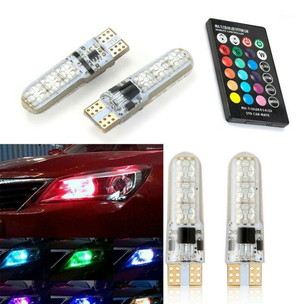 2pcs/set t10 6 smd led car dome reading decorative light rgb 194 168 w5w automobiles wedge lamp with remote controller1
2pcs/set t10 6 smd led car dome reading decorative light rgb 194 168 w5w automobiles wedge lamp with remote controller1