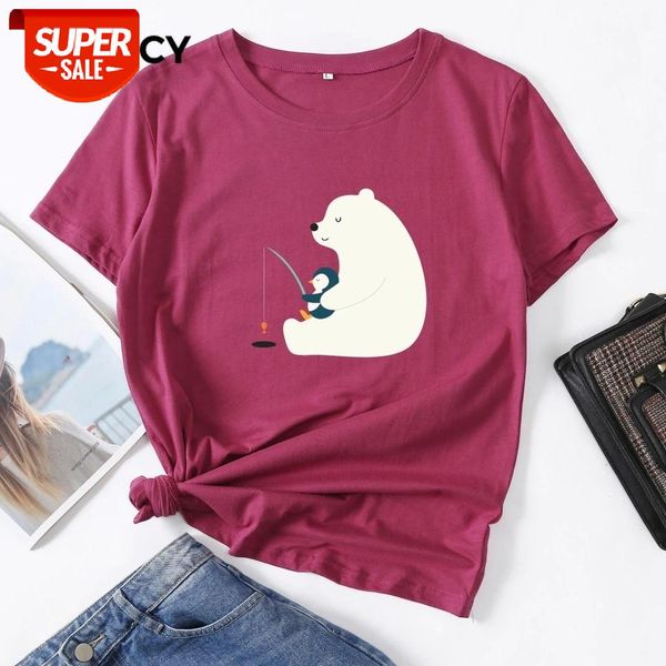 jfuncy plus size 2020 summer women cotton polar bear antarctic penguin printed graphic shirts short sleeve woman t-shirt #fj5d, White
jfuncy plus size 2020 summer women cotton polar bear antarctic penguin printed graphic shirts short sleeve woman t-shirt #fj5d, White
