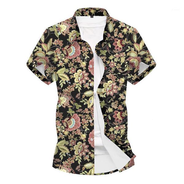 flower blouse male new slim summer dress floral shirt for man short sleeves casual shirt men black white1, White;black
flower blouse male new slim summer dress floral shirt for man short sleeves casual shirt men black white1, White;black