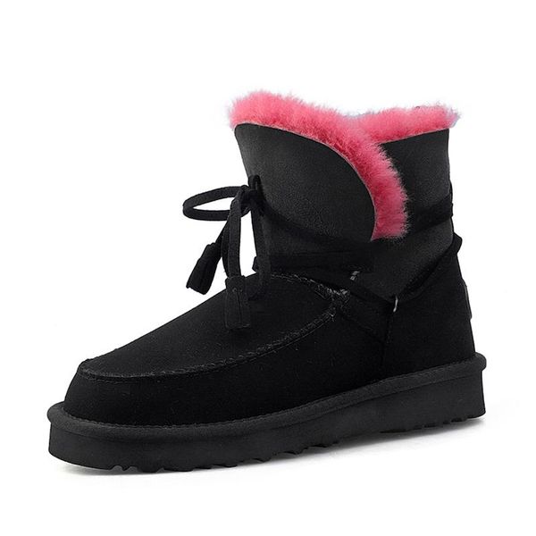 warm snow boots women ankle boots fringe cross-tied shoes woman autumn winter new fur casual fashion flat with, Black
warm snow boots women ankle boots fringe cross-tied shoes woman autumn winter new fur casual fashion flat with, Black