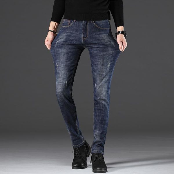 men's jeans 2021 winter and autumn cotton casual mens pants, Blue
men's jeans 2021 winter and autumn cotton casual mens pants, Blue