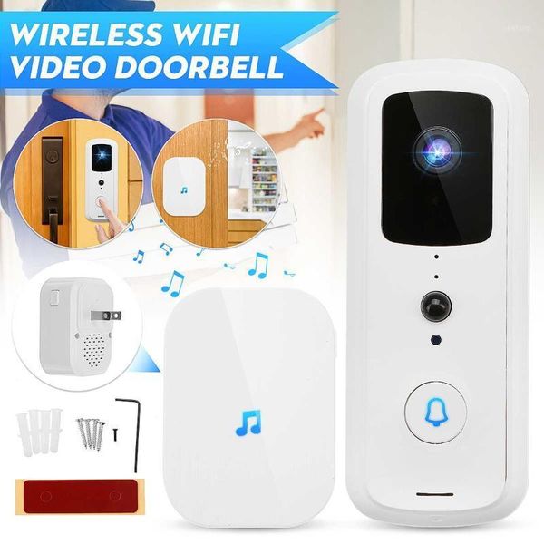 720p ip video doorbell smart wireless wifi door bell visual recording home monitor ir alarm wireless security camera1
720p ip video doorbell smart wireless wifi door bell visual recording home monitor ir alarm wireless security camera1