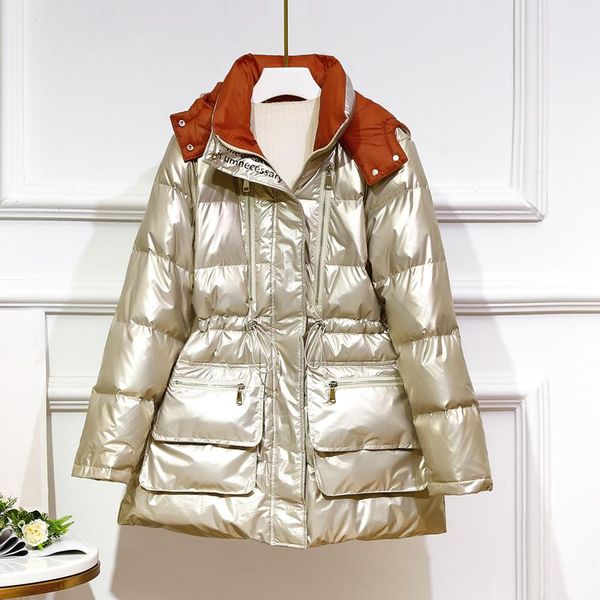 new winter bubble coat women hooded white duck downpuffer jacket feamle warm golden slim long parkas mujer casacos, Black
new winter bubble coat women hooded white duck downpuffer jacket feamle warm golden slim long parkas mujer casacos, Black
