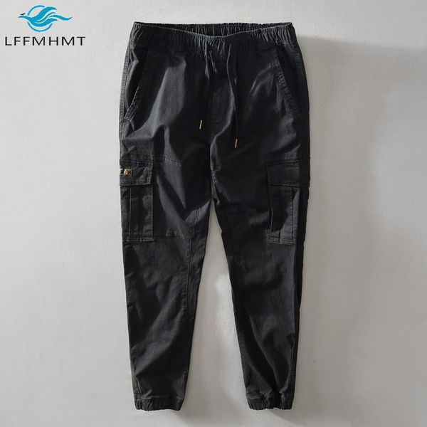 men autumn new fashion quality cotton pants male solid color japan style harajuku multi pocket casual pencil leg trouser, Black
men autumn new fashion quality cotton pants male solid color japan style harajuku multi pocket casual pencil leg trouser, Black