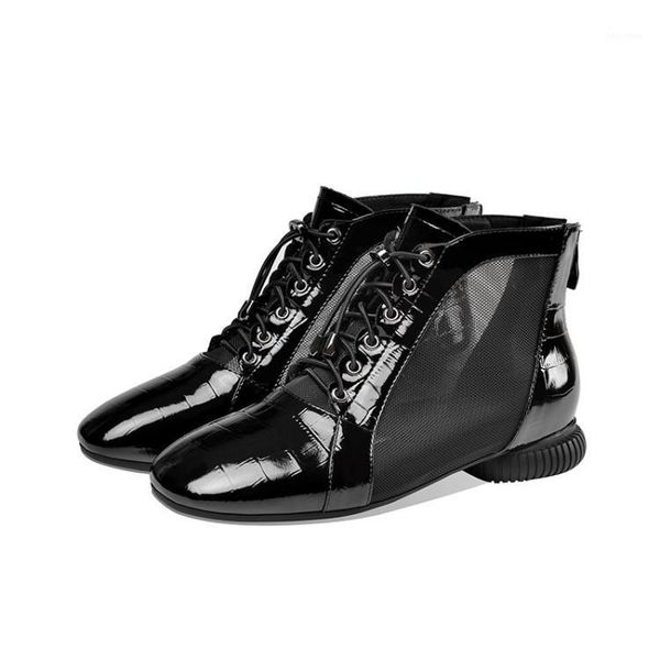 genuine leather gauze sandal boots spring and summer new flat shoes low heel lou kong wang boots wohight-to lady shoes -401, Black
genuine leather gauze sandal boots spring and summer new flat shoes low heel lou kong wang boots wohight-to lady shoes -401, Black