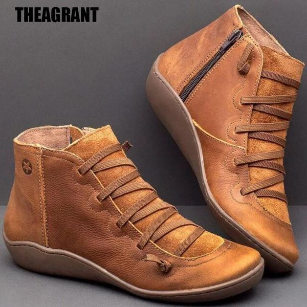 boots theagarnt autumn winter ankle women vintage retro flats cross tied casual shoes woman plus sizes 41-43 wbs2070, Black
boots theagarnt autumn winter ankle women vintage retro flats cross tied casual shoes woman plus sizes 41-43 wbs2070, Black