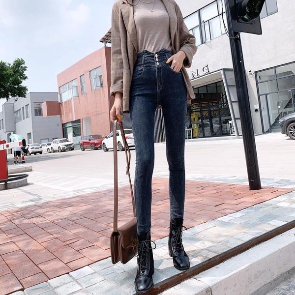 2020 new stretch high waist jeans women skinny slim fashion washed denim pencil pants plastic waist lifting ninth trousers m921, Blue
2020 new stretch high waist jeans women skinny slim fashion washed denim pencil pants plastic waist lifting ninth trousers m921, Blue