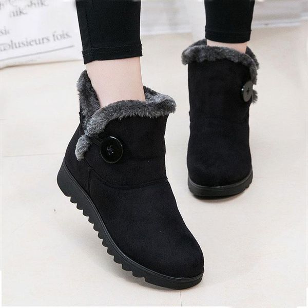 plus size flock snow boots warm short plush winter button ankle bootee ladies comfort shoes female 2020 drop shipping, Black
plus size flock snow boots warm short plush winter button ankle bootee ladies comfort shoes female 2020 drop shipping, Black