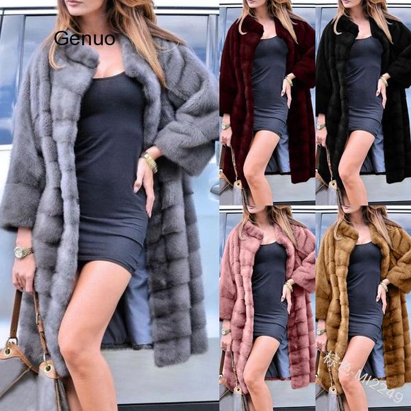 women's fur & faux black coat long fake loose women standard collar overcoat full sleeves winter clothing femme outwear
women's fur & faux black coat long fake loose women standard collar overcoat full sleeves winter clothing femme outwear