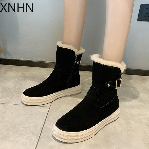 boots 2021 winter snow women's tube casual warm cold burning feet cotton shoes, Black
boots 2021 winter snow women's tube casual warm cold burning feet cotton shoes, Black