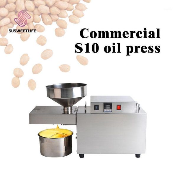 s10 automatic oil press machine heavy intelligent commercial oil presser sunflower seeds peanut extractor 1500w (max)1
s10 automatic oil press machine heavy intelligent commercial oil presser sunflower seeds peanut extractor 1500w (max)1