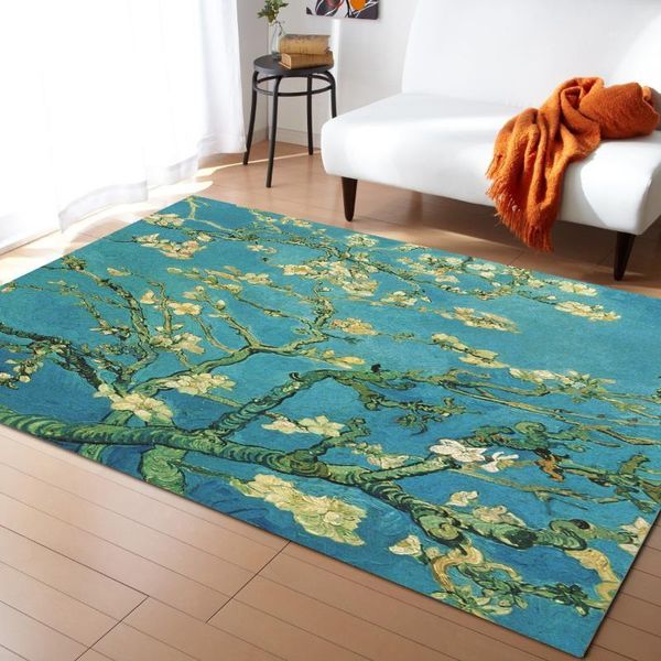 flower branches carpet bedroom room bedside blanket rug for living room cloakroom carpet bedroom decor1