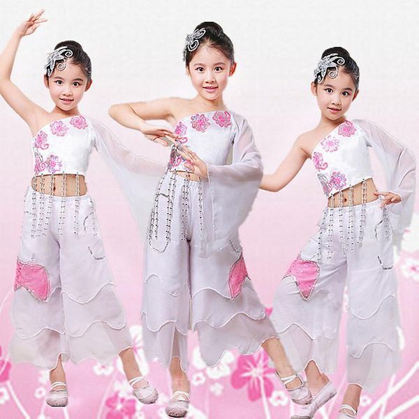 stage wear chinese folk dance costume children's fan costumes umbrella dancewear, Black;red
stage wear chinese folk dance costume children's fan costumes umbrella dancewear, Black;red