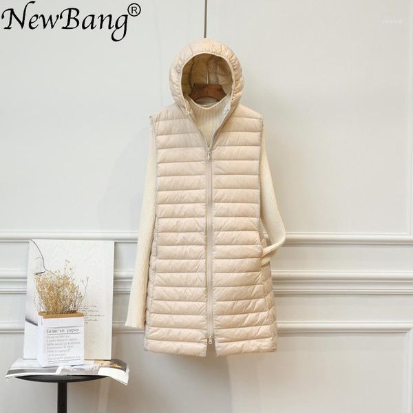 newbang 4xl long vest women ultra light down vest women hooded lightweight waistcoat female down coat long slim sleeveless1, Black;white
newbang 4xl long vest women ultra light down vest women hooded lightweight waistcoat female down coat long slim sleeveless1, Black;white