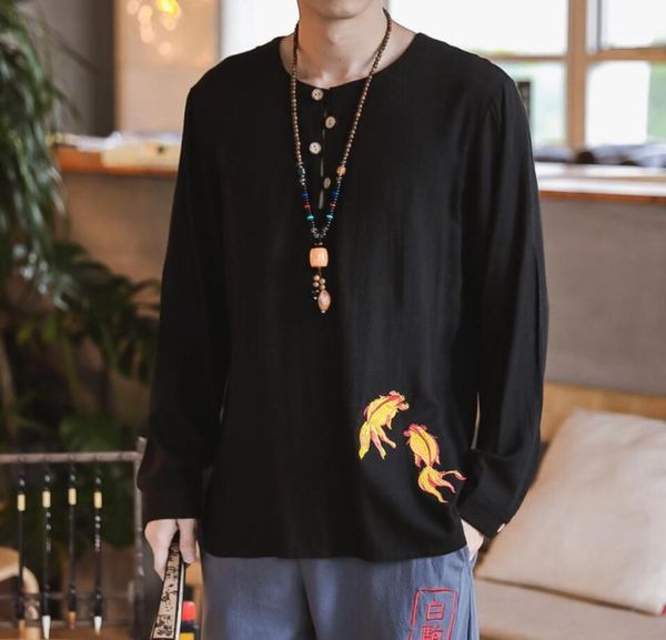 sinicism embroidery linen chinese style shirt mens fashion spring summer mens shirts male white shirt clothing1, White;black
sinicism embroidery linen chinese style shirt mens fashion spring summer mens shirts male white shirt clothing1, White;black