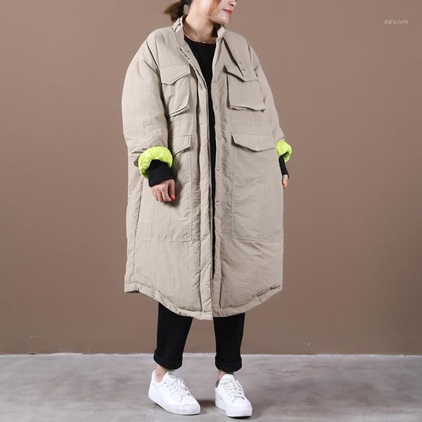 winter women's new oversized literary retro multi-pocket mid-length down jacket women high-quality thick winter jacket female1, Black
winter women's new oversized literary retro multi-pocket mid-length down jacket women high-quality thick winter jacket female1, Black