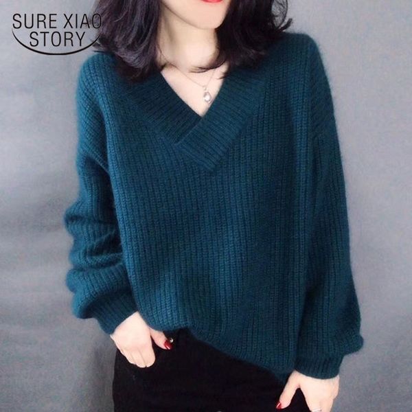 autumn new women korean style pullover autumn and winter sweater loose plus size padded v neck bottoming women's knitwear 10525 201130, White;black
autumn new women korean style pullover autumn and winter sweater loose plus size padded v neck bottoming women's knitwear 10525 201130, White;black