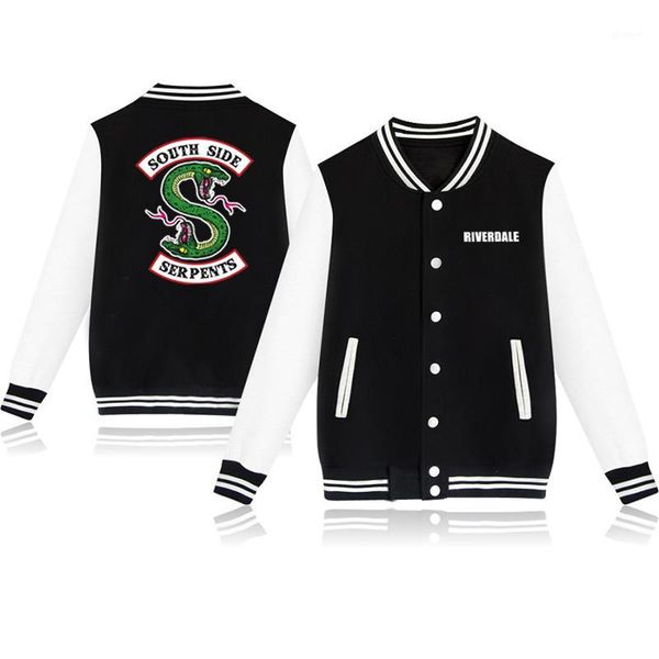 2019 winter jacket american tv riverdale women fashion jacket south side mens female fans casual baseball1, Black;brown
2019 winter jacket american tv riverdale women fashion jacket south side mens female fans casual baseball1, Black;brown