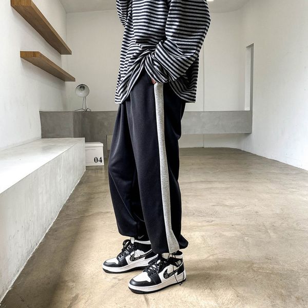 хлопок sweatpants мужская мода повседневная бегуны брюки мужчины streetwear wild сыпучие хип-хоп straight wide-ноги брюки мужские тренировоч, Black
хлопок sweatpants мужская мода повседневная бегуны брюки мужчины streetwear wild сыпучие хип-хоп straight wide-ноги брюки мужские тренировоч, Black