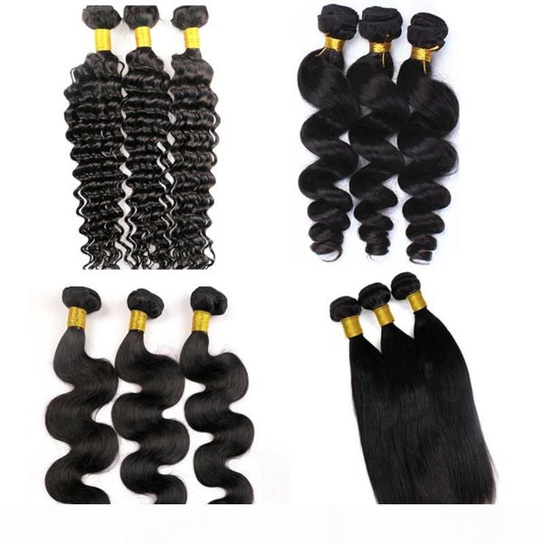 brazilian hair bundles virgin human hair weaves body wave wefts unprocessed 8-34inch peruvian indian malaysian mink human hair extensions, Black
brazilian hair bundles virgin human hair weaves body wave wefts unprocessed 8-34inch peruvian indian malaysian mink human hair extensions, Black