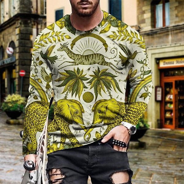 men's t shirt 3d print graphic animal crew neck casual daily print long sleeve casual streetwear big and tall light yellow blue-green, White;black
men's t shirt 3d print graphic animal crew neck casual daily print long sleeve casual streetwear big and tall light yellow blue-green, White;black