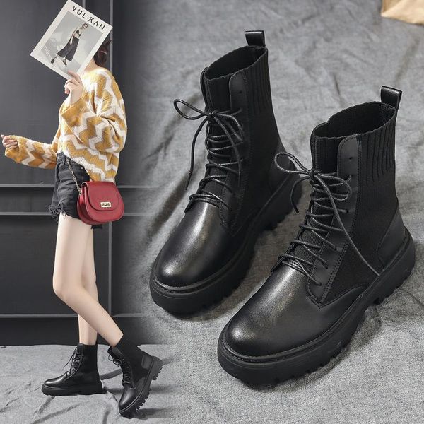 autumn women boots woman fashion round pu ankle boots 2020 winter female elastic black comfortable shoes
autumn women boots woman fashion round pu ankle boots 2020 winter female elastic black comfortable shoes