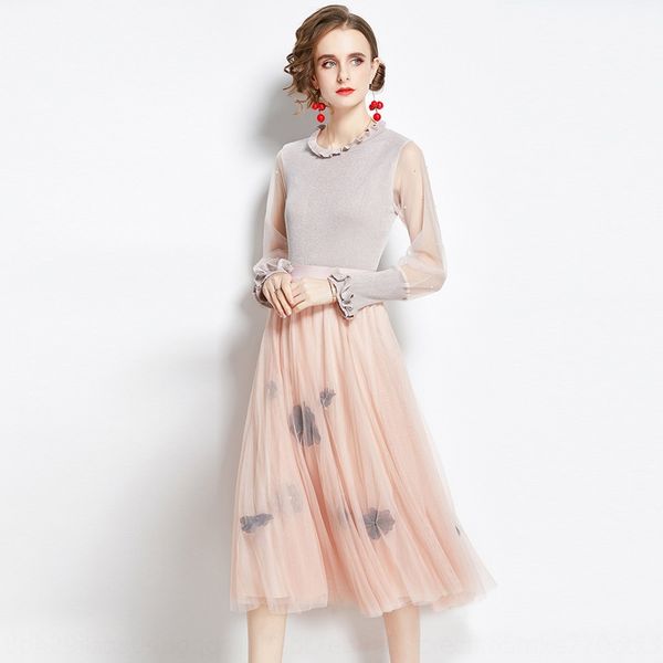 2020 autumn new knitted mesh stitching + temperament 3d three-dimensional fairy skirt two dress body clothes body clothes piece suit igm, Gray
2020 autumn new knitted mesh stitching + temperament 3d three-dimensional fairy skirt two dress body clothes body clothes piece suit igm, Gray