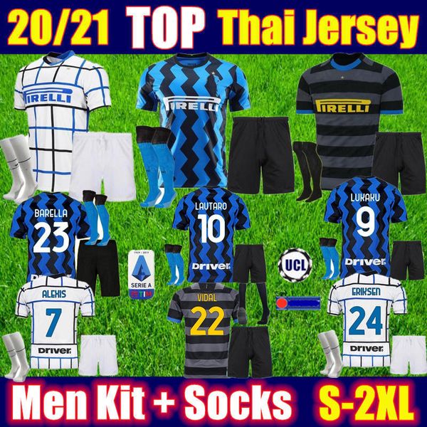 2020 2021 lukaku lautaro vidal eriksen inter home away milan soccer jerseys barella 20 21 football shirt men kids kits sets uniform, Black
2020 2021 lukaku lautaro vidal eriksen inter home away milan soccer jerseys barella 20 21 football shirt men kids kits sets uniform, Black