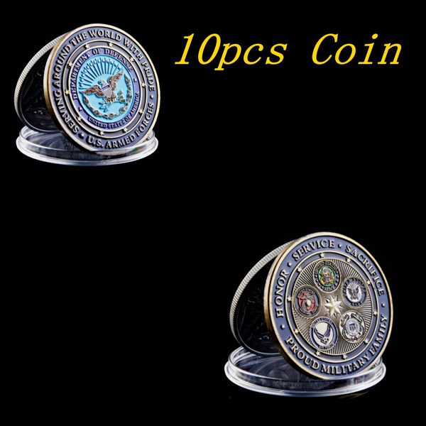10pcs us proud military craft family armed force serving around the world with pride department of defense coins collectible
10pcs us proud military craft family armed force serving around the world with pride department of defense coins collectible