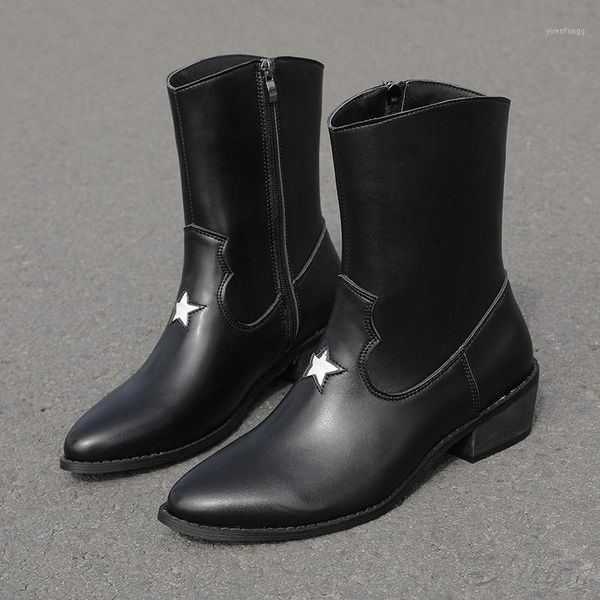 2020 winter new fashion women ankle boots pu leather square heel zipper womenboots platform casual boots women botas mujer1, Black
2020 winter new fashion women ankle boots pu leather square heel zipper womenboots platform casual boots women botas mujer1, Black