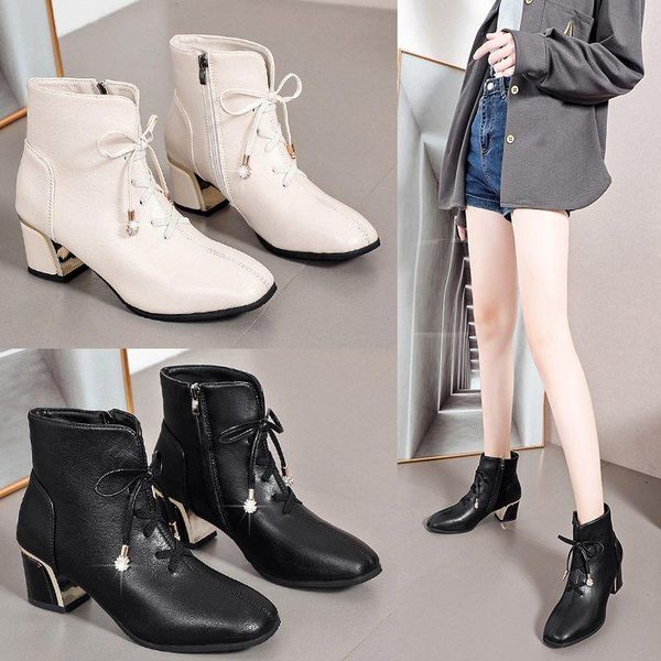 women boots high heels boots-women shoes round toe winter footwear leather booties stiletto 2020 autumn rubber mid calf, Black
women boots high heels boots-women shoes round toe winter footwear leather booties stiletto 2020 autumn rubber mid calf, Black