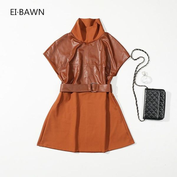 casual dresses 2021 arrival dress women cotton leather stitching plus size shorts sleeve belt vintage slim korean style, Black;gray
casual dresses 2021 arrival dress women cotton leather stitching plus size shorts sleeve belt vintage slim korean style, Black;gray