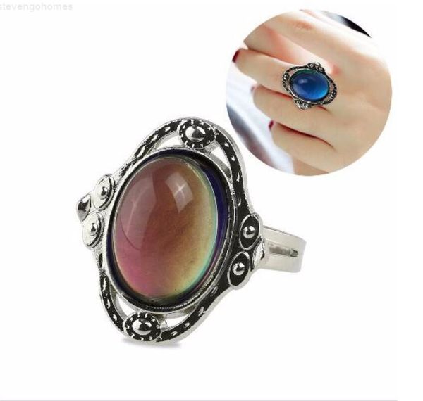 emotion vintage retro oval change mood feeling changeable ring temperature control color rings for women, Silver
emotion vintage retro oval change mood feeling changeable ring temperature control color rings for women, Silver