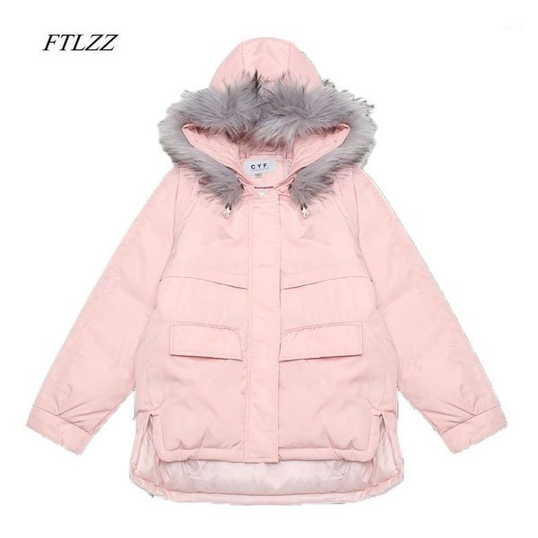 ftlzz new fashion woman's faux fur collar short parkas loose down cotton coats winter women hooded jackets snow outwear1, Black
ftlzz new fashion woman's faux fur collar short parkas loose down cotton coats winter women hooded jackets snow outwear1, Black