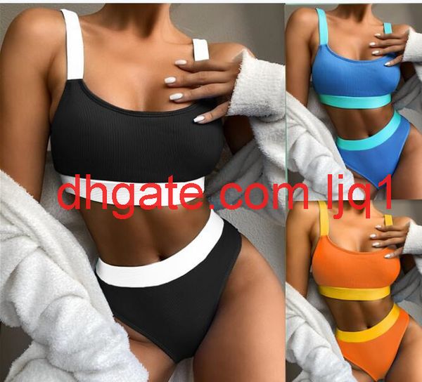 2020 new bikini outer single swimsuit new women's swimsuit pit bar solid bikini women's b169, White;black
2020 new bikini outer single swimsuit new women's swimsuit pit bar solid bikini women's b169, White;black