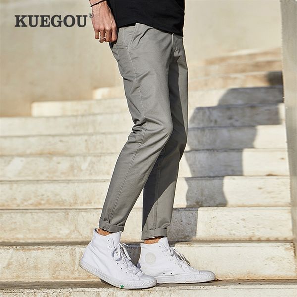 kuegou cotton spandex spring men's casual pants overalls slim type straight extension trousers pants size yk-1918 201109, Black
kuegou cotton spandex spring men's casual pants overalls slim type straight extension trousers pants size yk-1918 201109, Black
