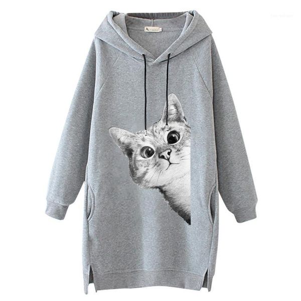 sweatshirts pullovers hoodies women cartoon cat print long sleeve splited hoodie sweatshirt pullover, Black
sweatshirts pullovers hoodies women cartoon cat print long sleeve splited hoodie sweatshirt pullover, Black