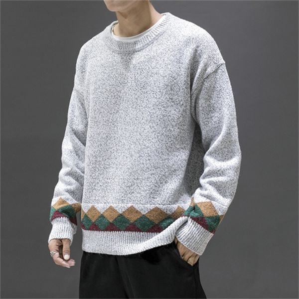 2021 new male sweater winter pull sueter sweater-shirt knitted or crocheted bn4m, White;black
2021 new male sweater winter pull sueter sweater-shirt knitted or crocheted bn4m, White;black