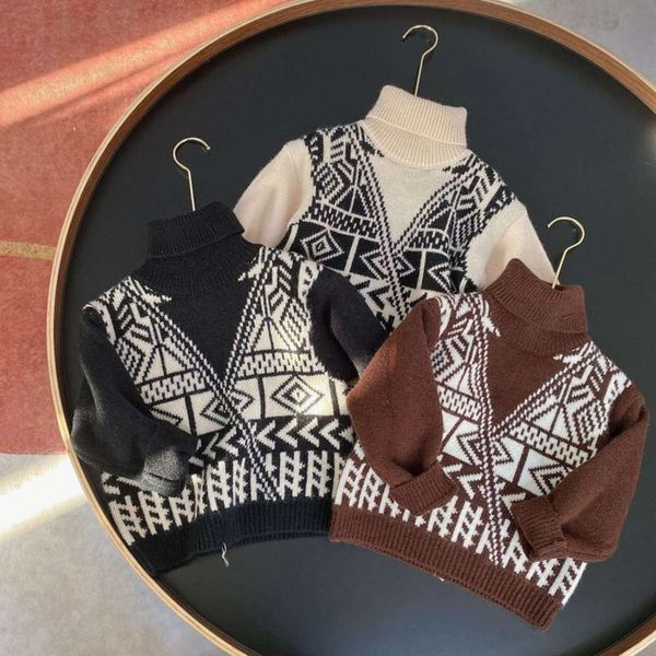 sweater children's jacquard boy's high collar base coat new winter 2020 baby's knitted top, Blue
sweater children's jacquard boy's high collar base coat new winter 2020 baby's knitted top, Blue