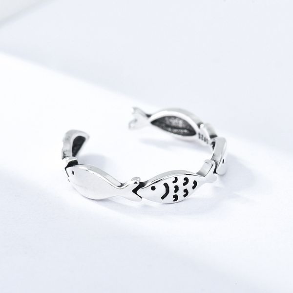 s925 sterling silver new make old personalized female creativity simple fish index finger japanese and korean style opening ring
s925 sterling silver new make old personalized female creativity simple fish index finger japanese and korean style opening ring