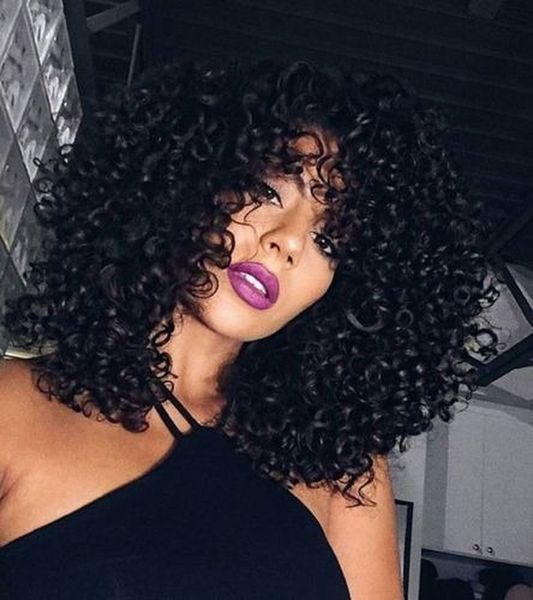 curly front wigs for women short bob wig pre plucked malaysian curly human hair 4x4 closure wigs, Black
curly front wigs for women short bob wig pre plucked malaysian curly human hair 4x4 closure wigs, Black