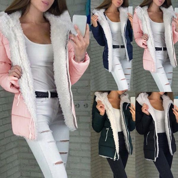 women's jackets ladies fashion women winter warm solid color thicken coats long sleeve jacket outerwear zipper coat mujer camisetas, Black;brown
women's jackets ladies fashion women winter warm solid color thicken coats long sleeve jacket outerwear zipper coat mujer camisetas, Black;brown