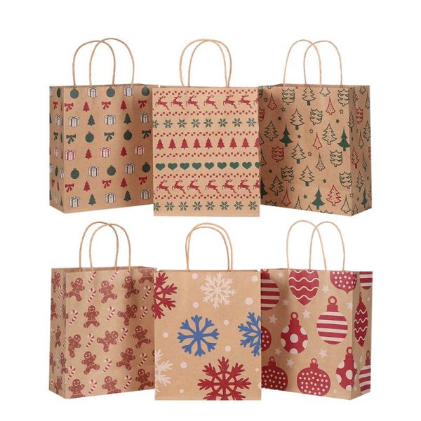 cabilock 24pcs christmas kraft bags 6 patterns christmas paper bags portable festive xmas party gift with handle for christ
cabilock 24pcs christmas kraft bags 6 patterns christmas paper bags portable festive xmas party gift with handle for christ