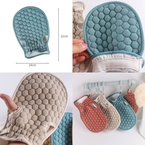 double-sided decontamination towel strong magic mud fingerless bath artifact solid color honeycomb bathing gloves
double-sided decontamination towel strong magic mud fingerless bath artifact solid color honeycomb bathing gloves