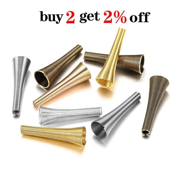 12pcs metal spring funnel shape spacer beads caps diy beading supplies cone spring coil end caps for jewelry makings accessories h jllzow, Silver
12pcs metal spring funnel shape spacer beads caps diy beading supplies cone spring coil end caps for jewelry makings accessories h jllzow, Silver