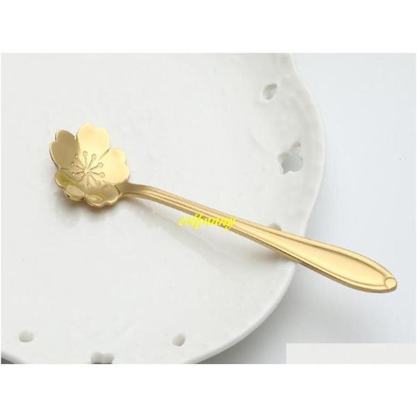 100pcs/lot 12.5*2.5cm gold color flower spoon stainless steel cherry blossoms sakura rose measuring tea qylqlm pets2010
100pcs/lot 12.5*2.5cm gold color flower spoon stainless steel cherry blossoms sakura rose measuring tea qylqlm pets2010